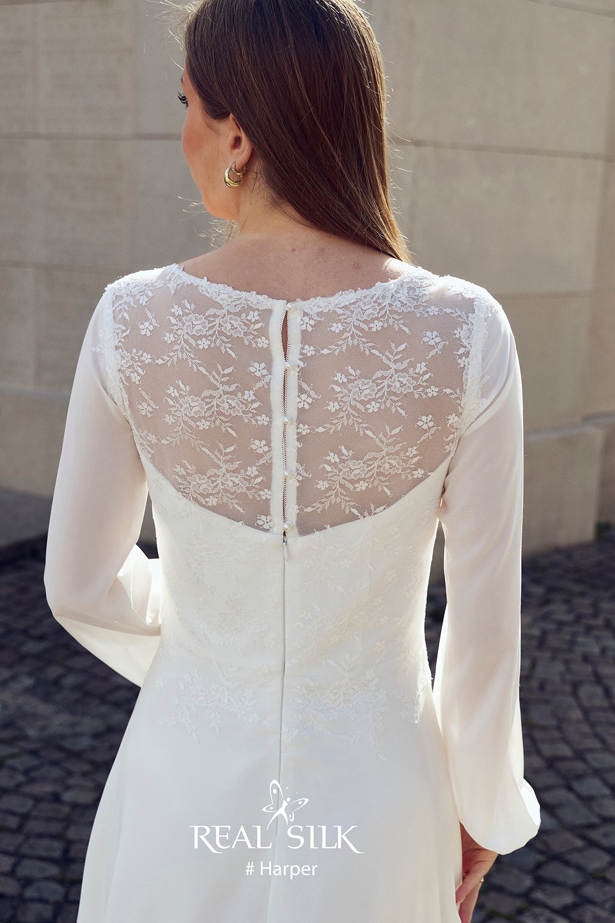 Konfirmationskjole 2027 Harper | Blonder & Chiffon | Real Silk