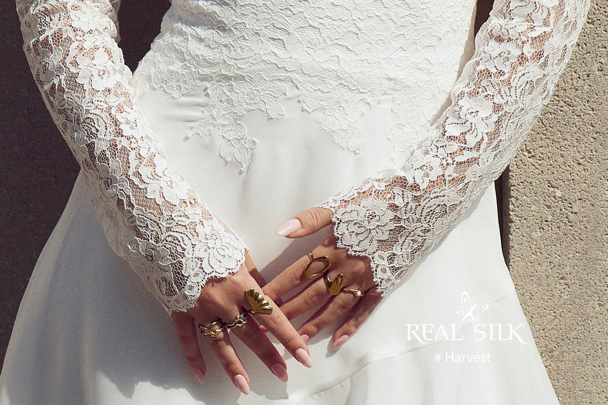 Konfirmationskjole 2027 Harvest | Blonder & Chiffon | Real Silk