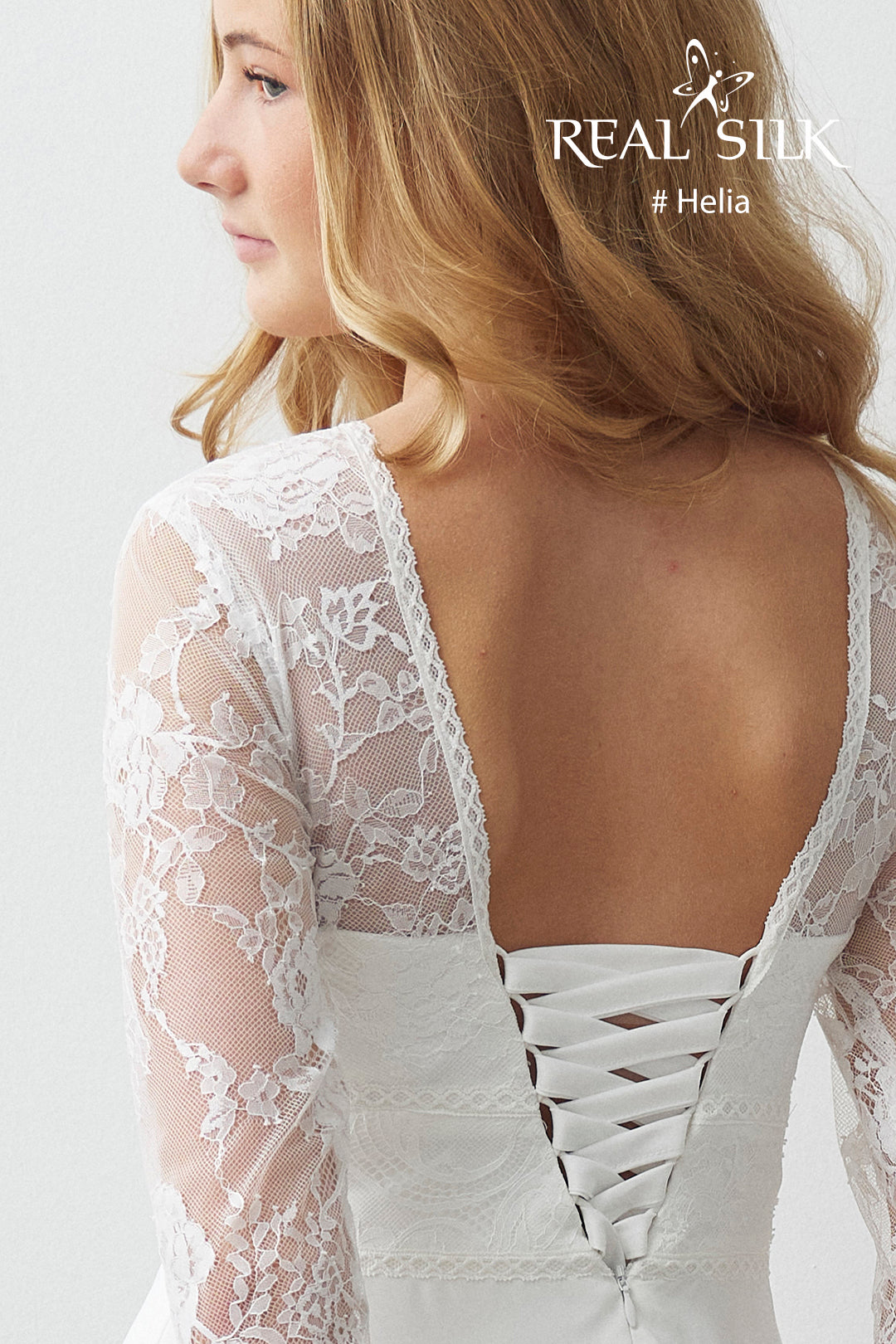 Konfirmationskjole 2027 Helia | Blonde & Chiffon | Real Silk