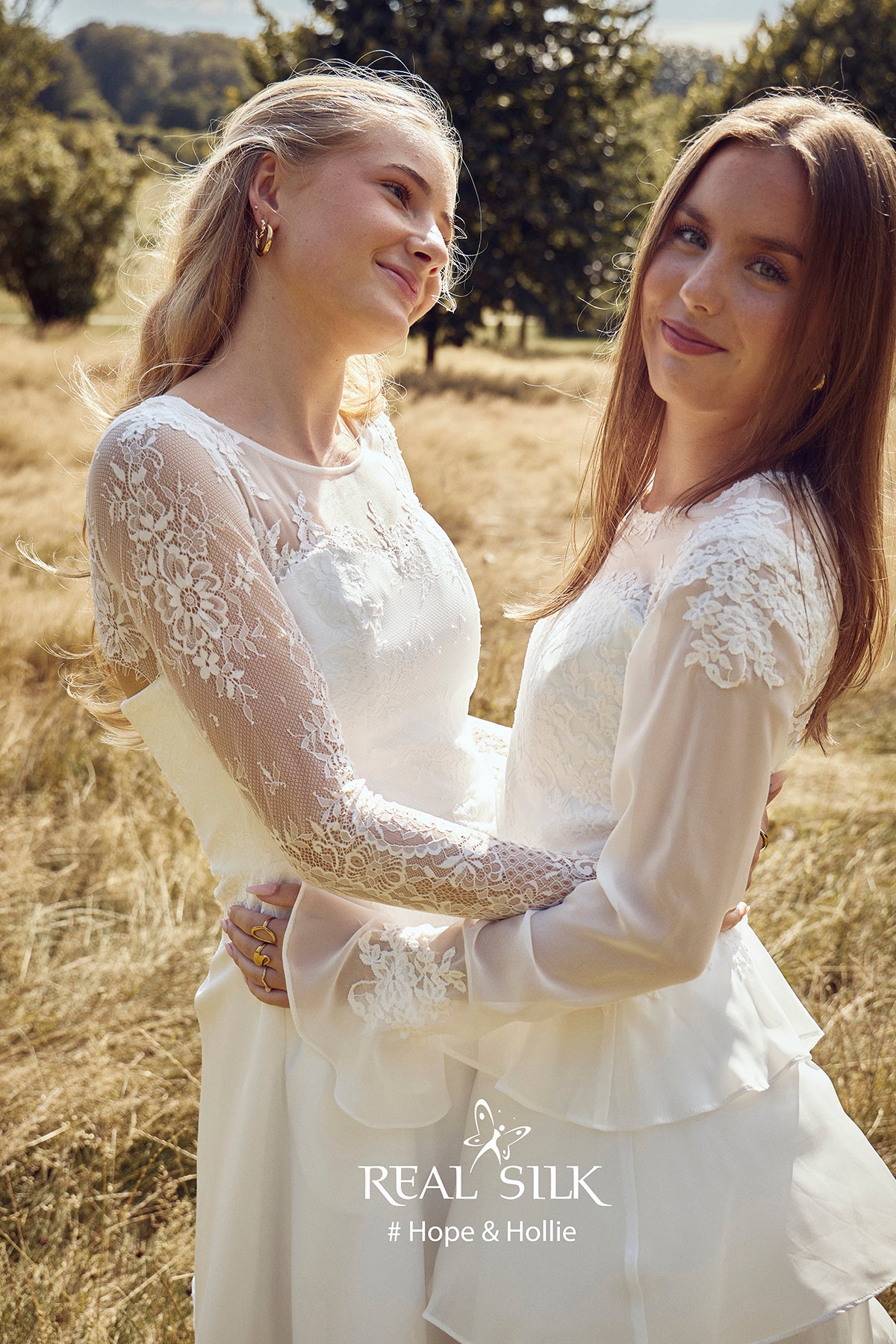 Konfirmationskjole 2027 Hope | Blonde & Snøreryg | Real Silk