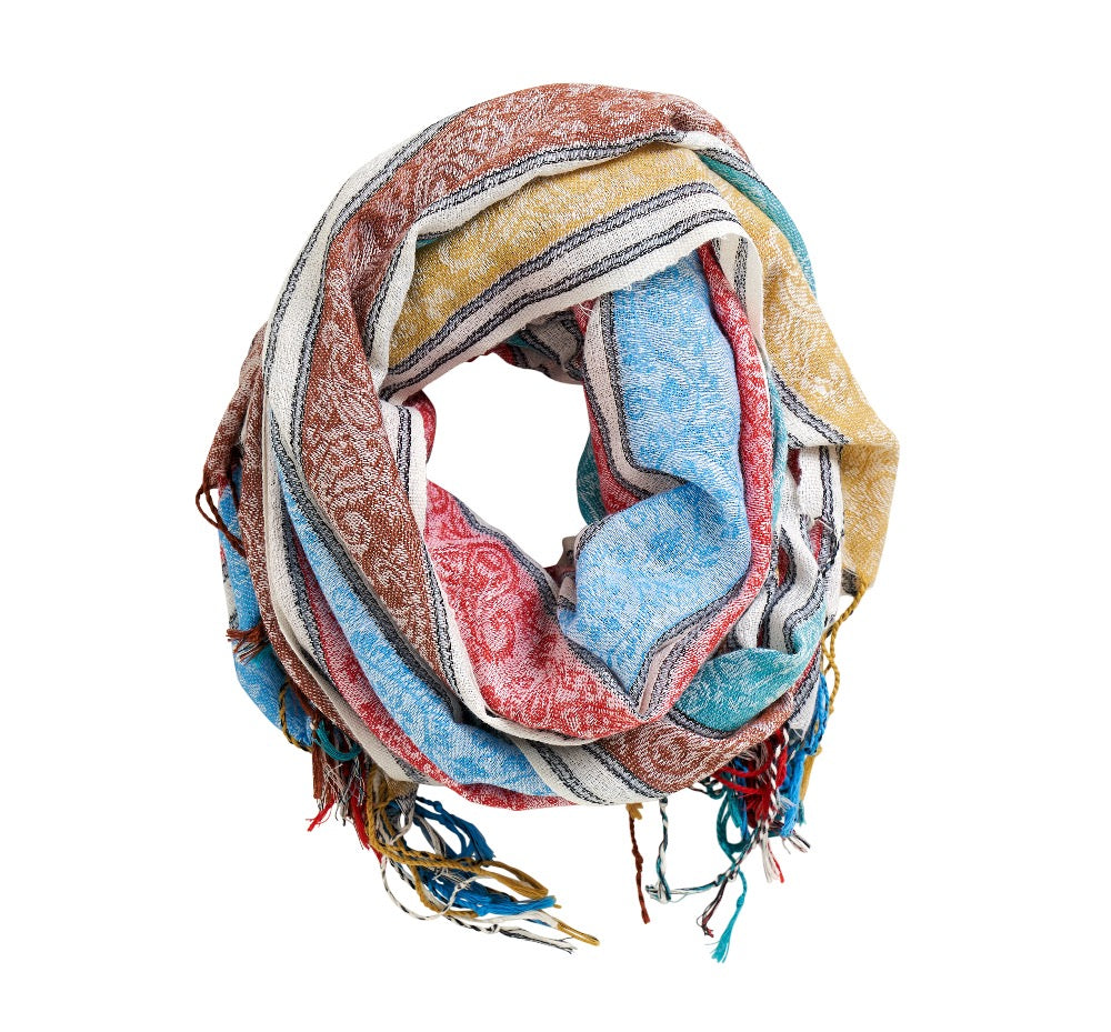 Pashmina multifarve