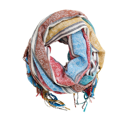 Pashmina multifarve